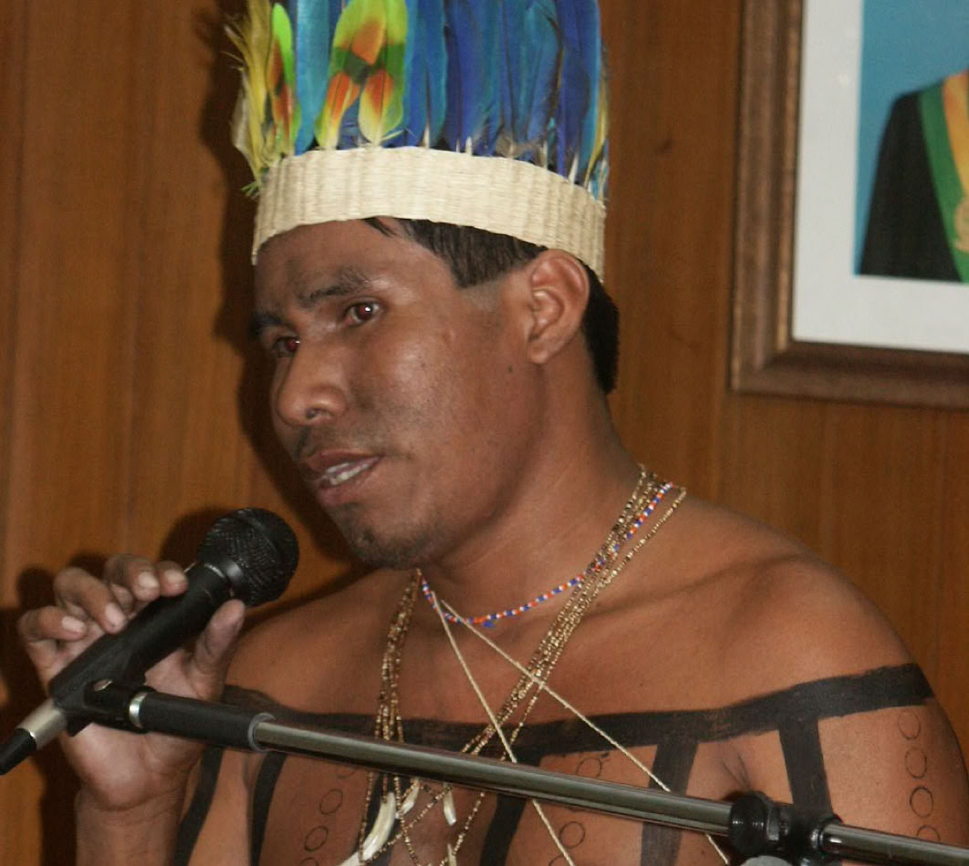 Xerente-Teilnahme beim Kongress 2002 in Joanópolis