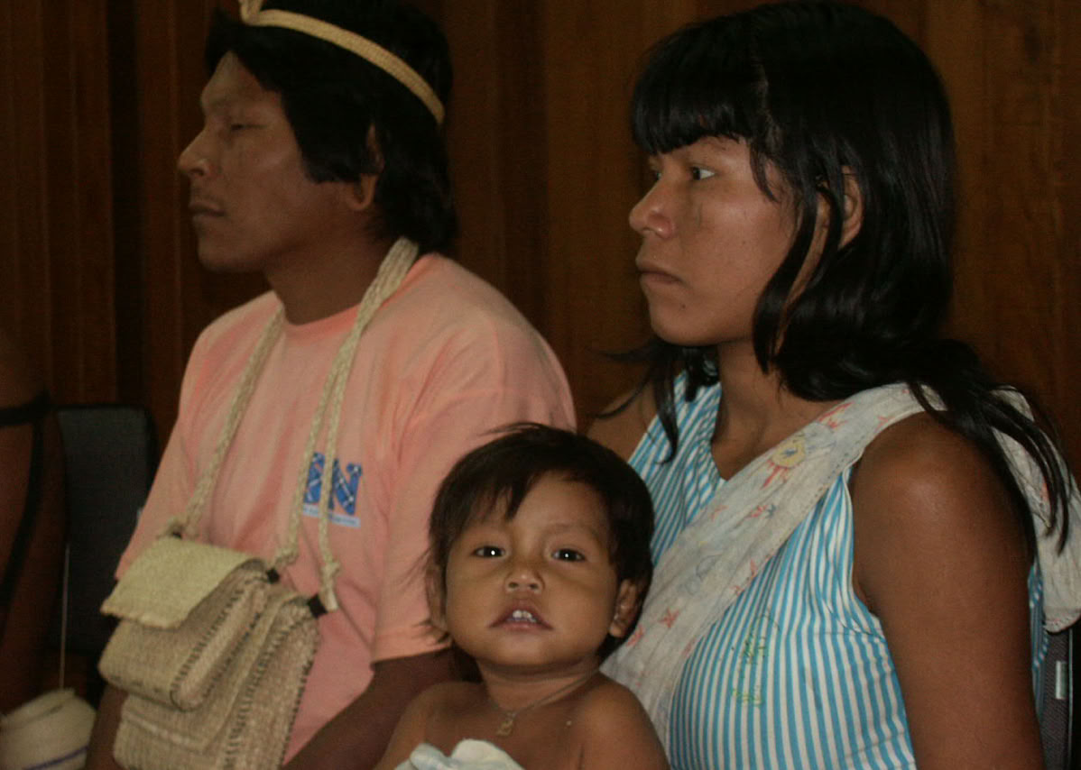 Vertretung der Krahô beim Kongress eurobrasilianischer Studien 2002